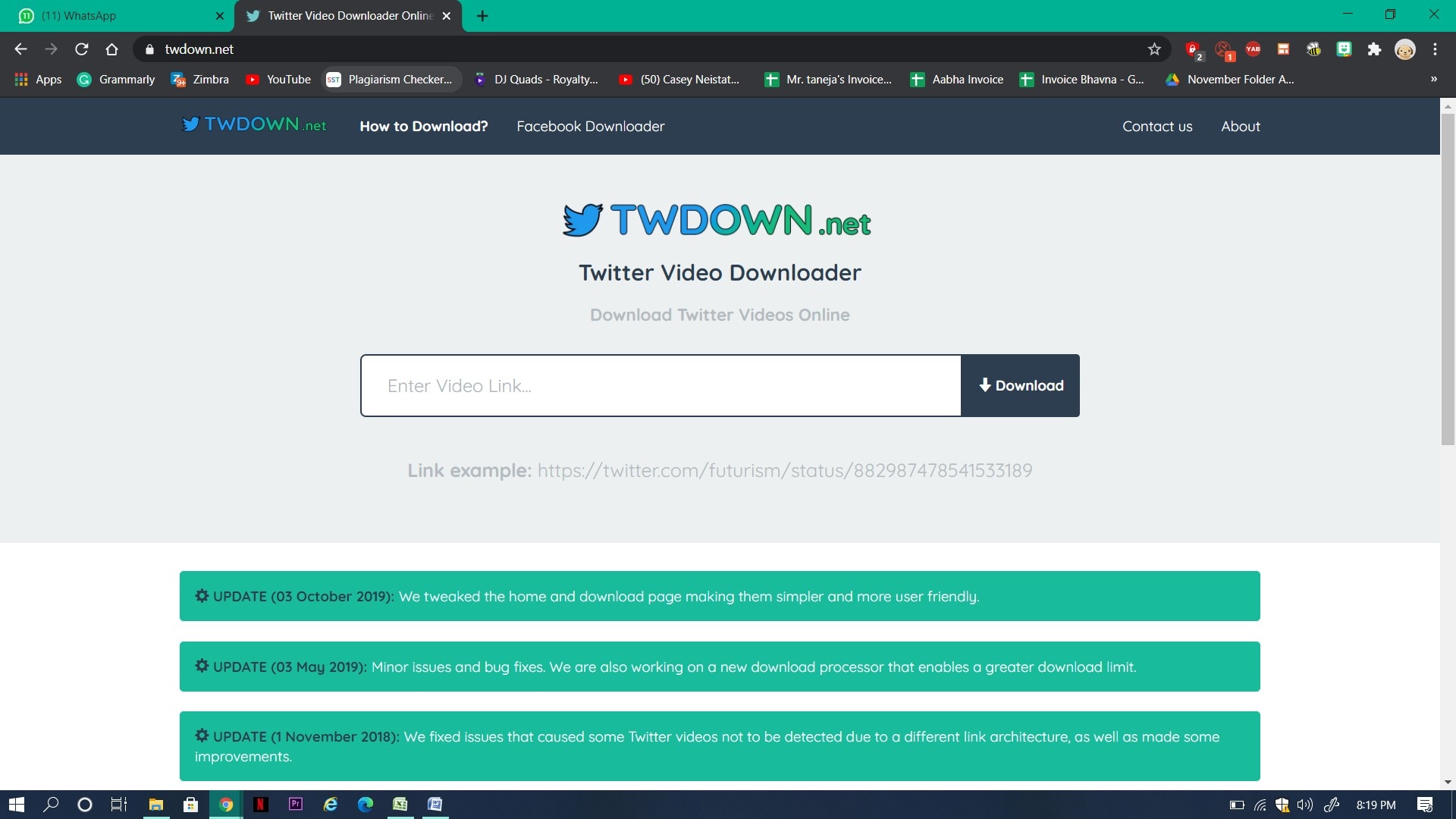 twdown net