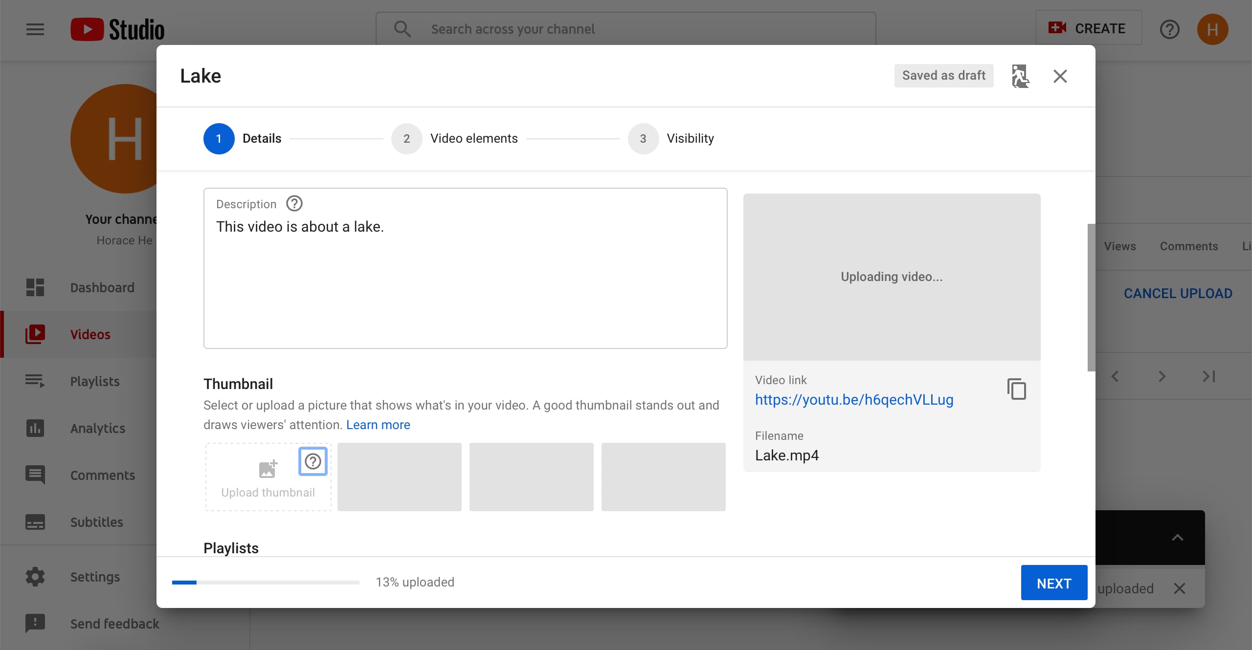 upload imovie to youtube