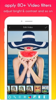 how to brighten a video on iphone