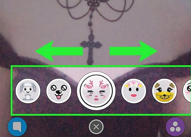 get video call filter in snapchat