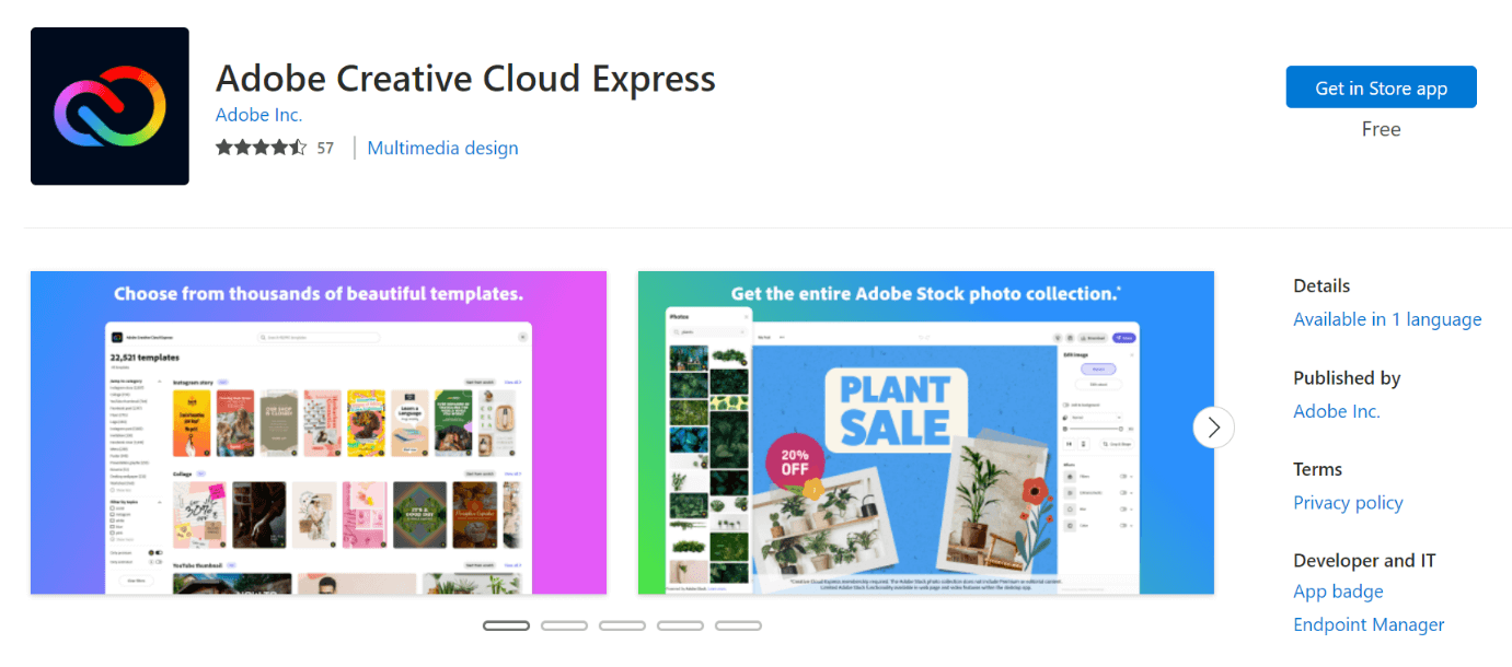 adobe creative cloud express