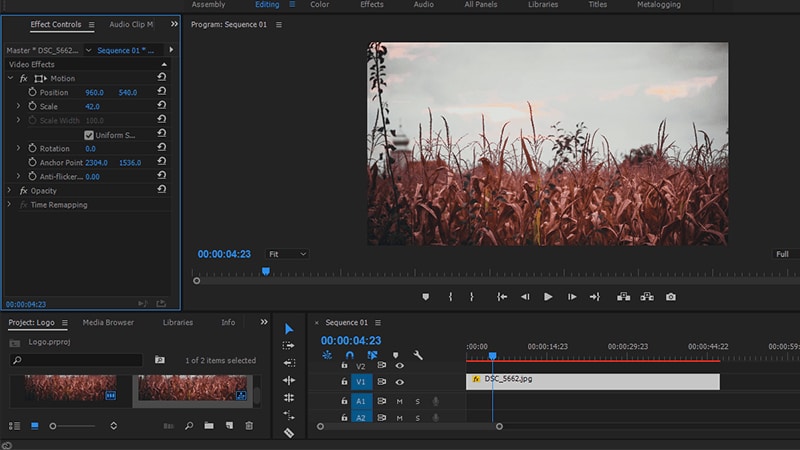 Adobe Premiere pro mp4 editor free