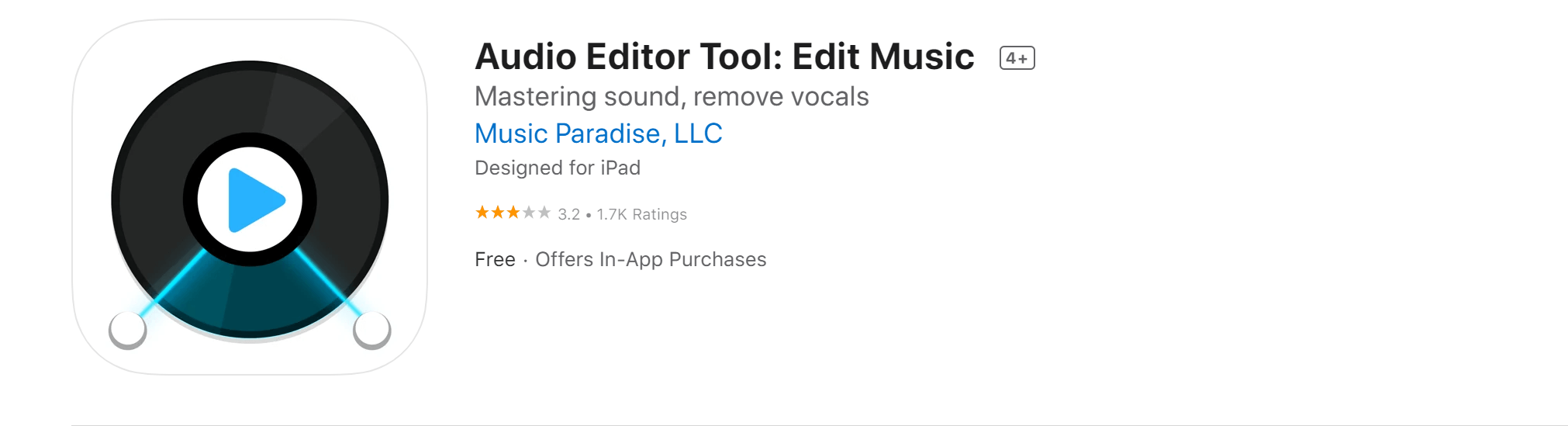 audio editor tool