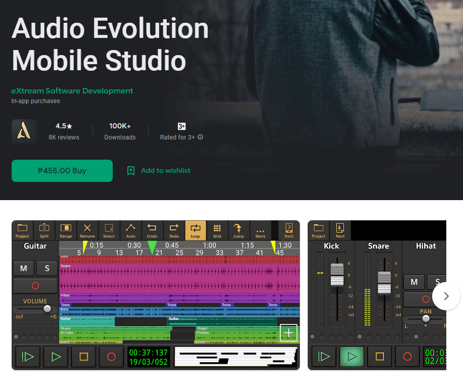 audio evolution app