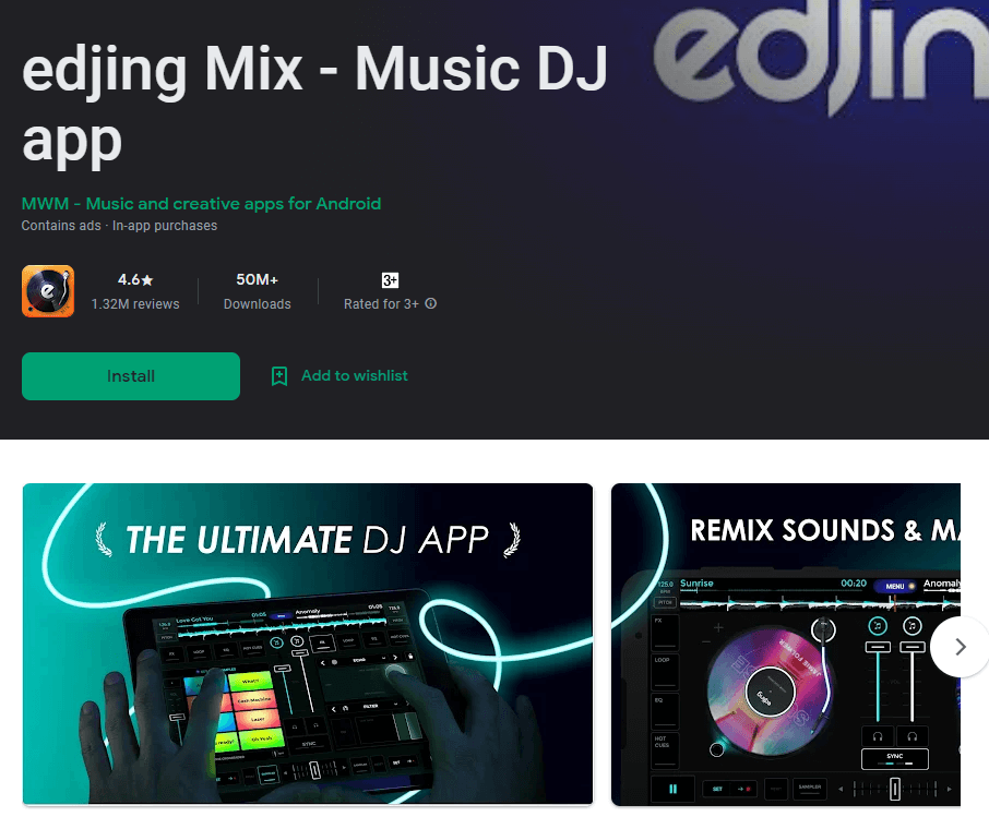 edjing mix app