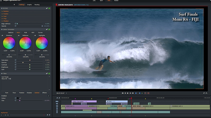 lightworks software to speed up video