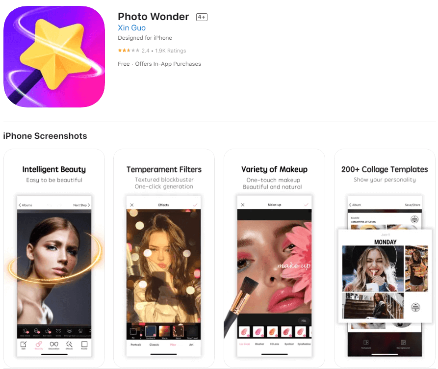 photo wonder app