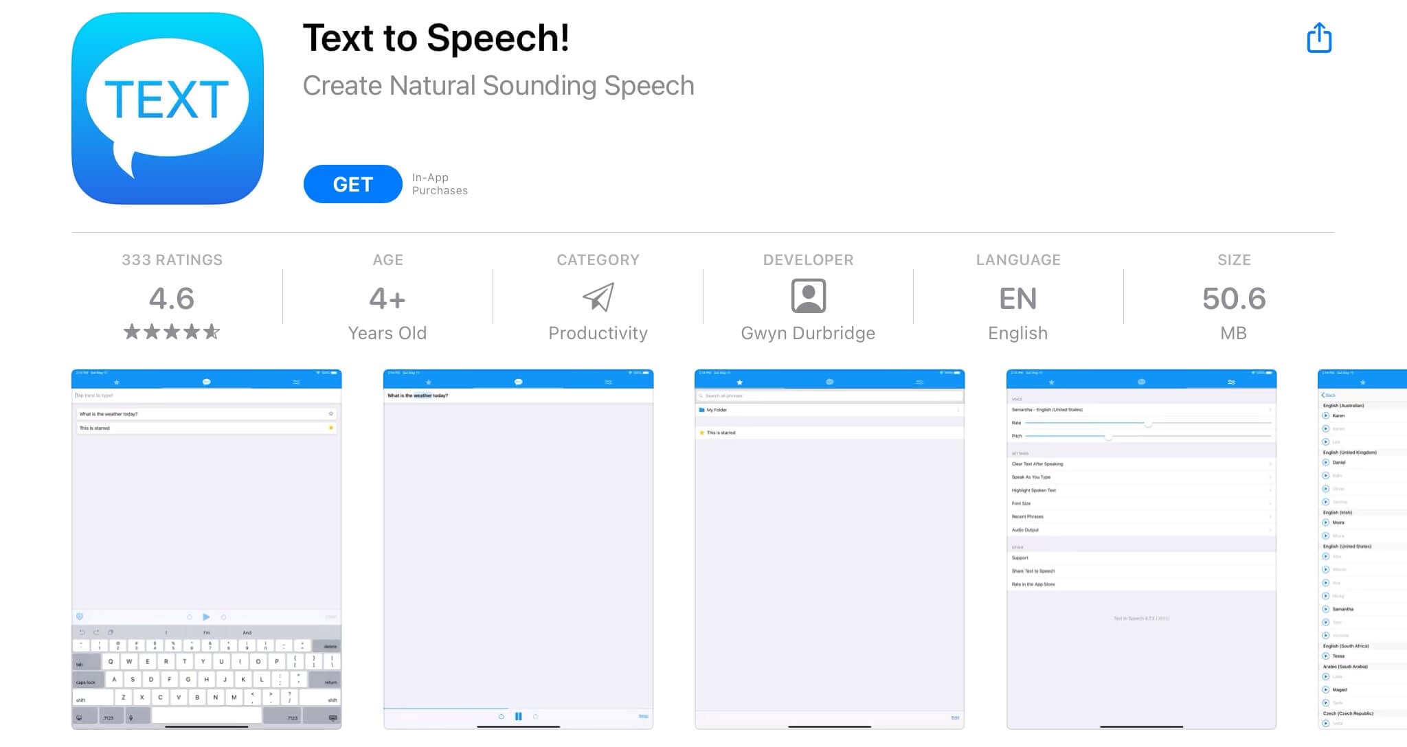 text to speech!