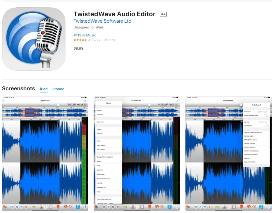 Crash editor. Volumer. Twisted Wave analize.