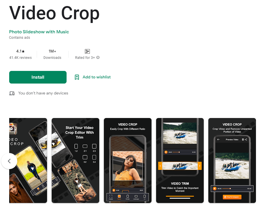 video crop app