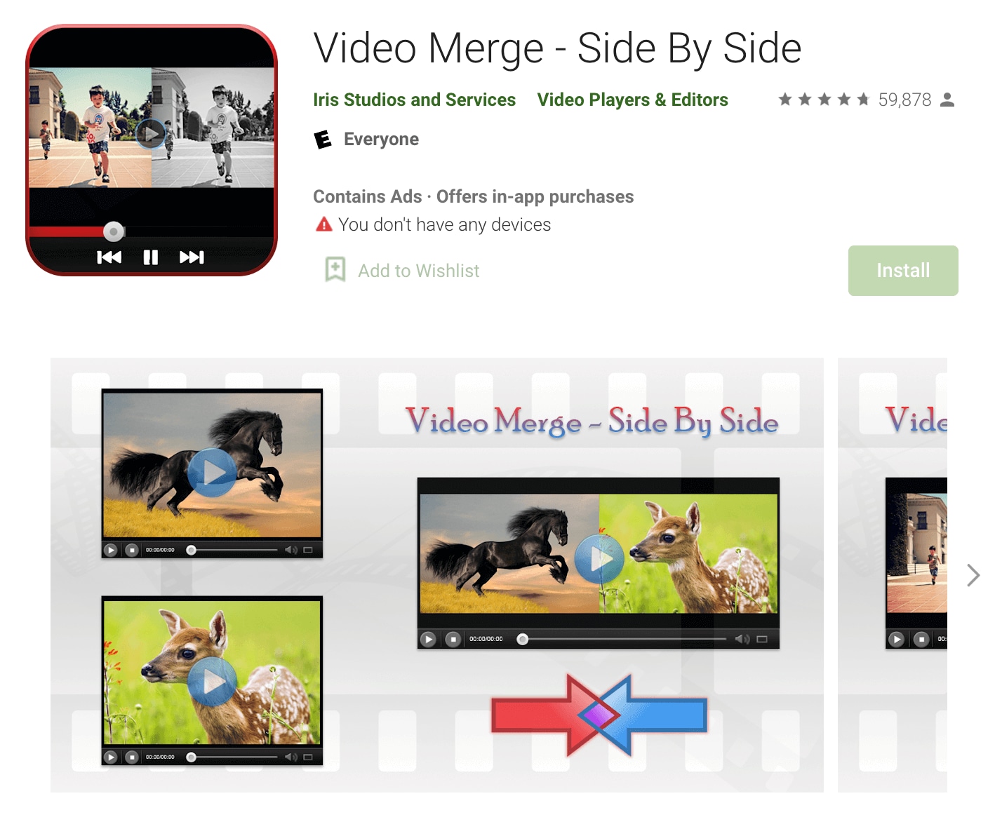 video merge side by side app
