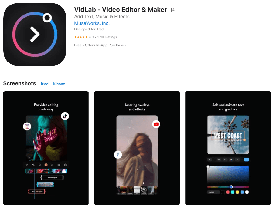 vidlab app
