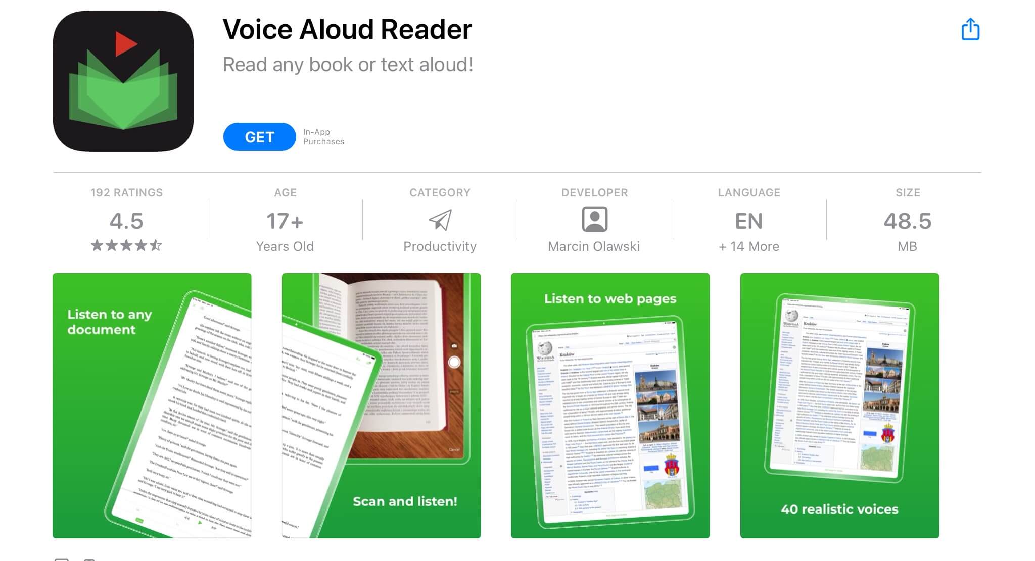 voice aloud reader