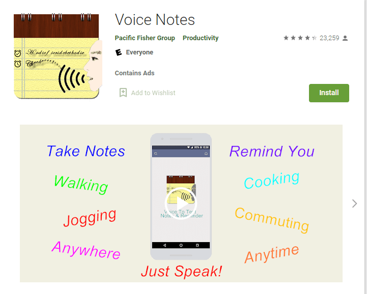 voice notes