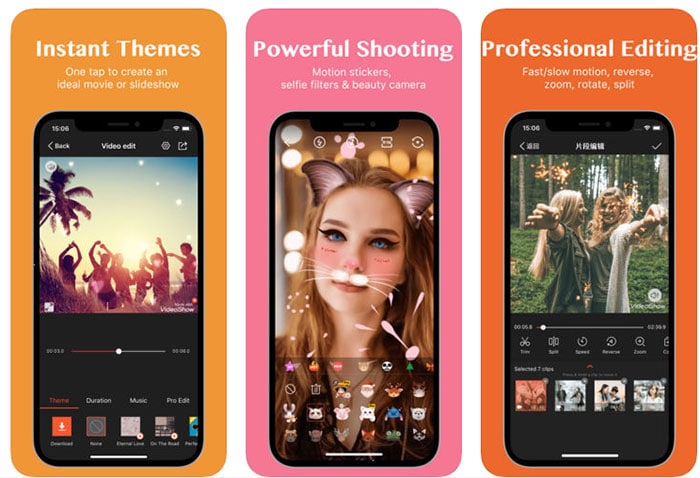 alternativa al video editor snapchat