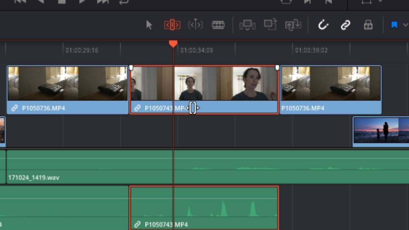 cut videos in davinci resolve