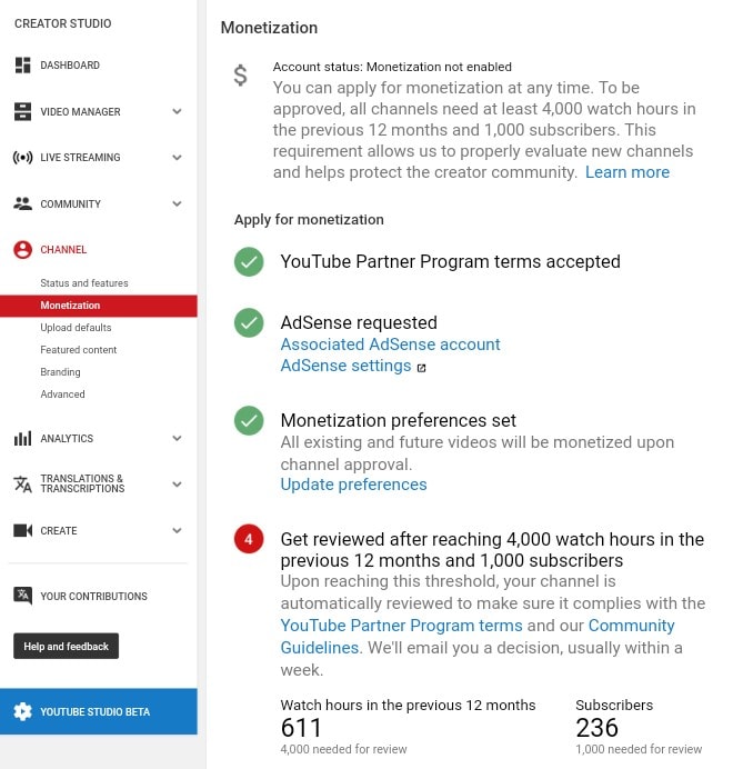 youtube monetization guidelines