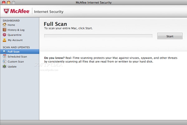 McAfee Internet Security for Mac