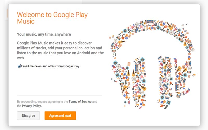 how to buy google play music