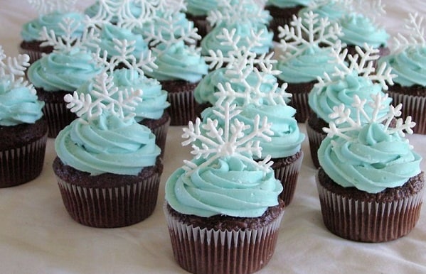Snowflake Cupcake