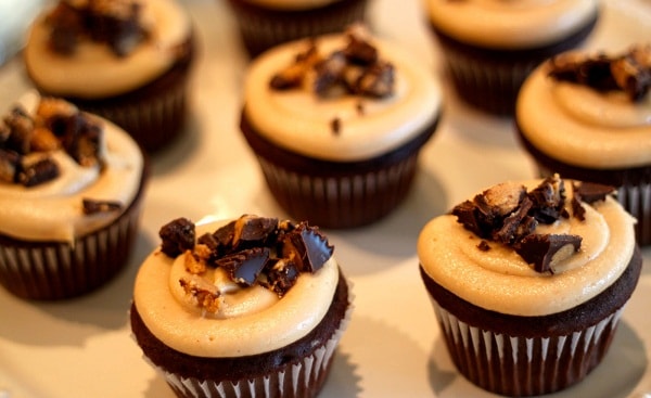 Peanut Butter and Chocolate Cupcakes