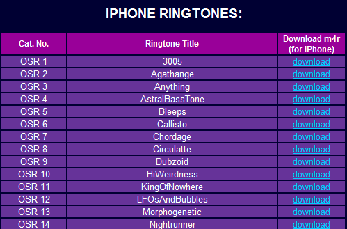 outer space ringtone