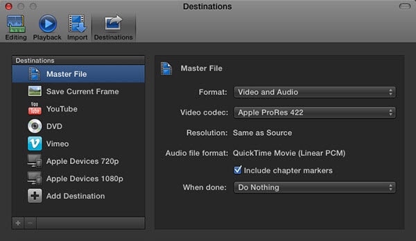 final cut pro to youtube