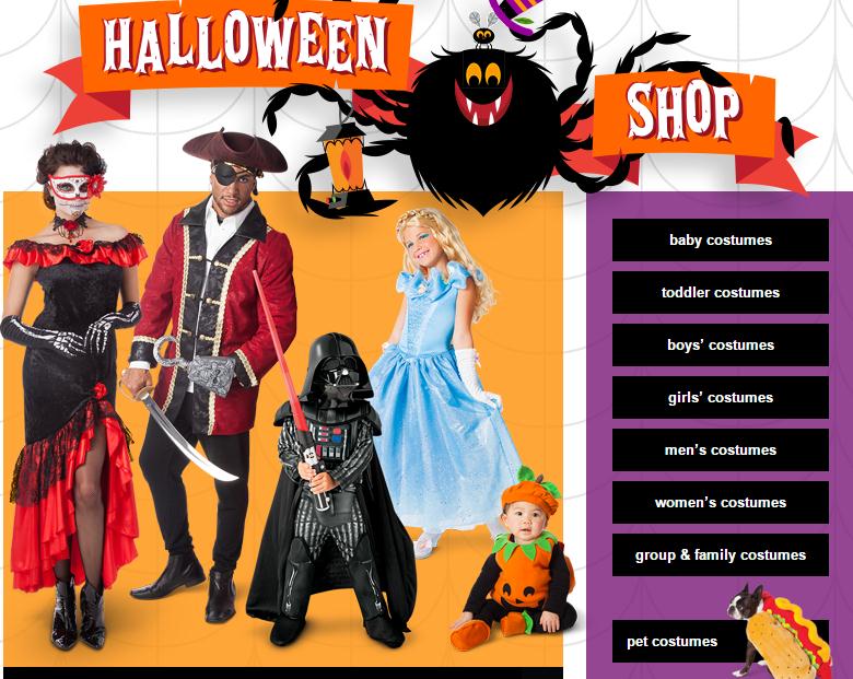 halloween costume websites for adults