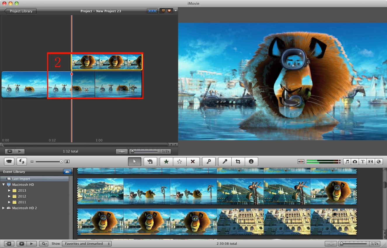 green screen imovie 10.1.2