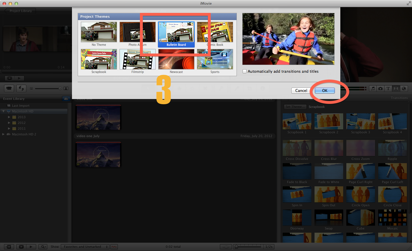 шаблоны для проектов imovie