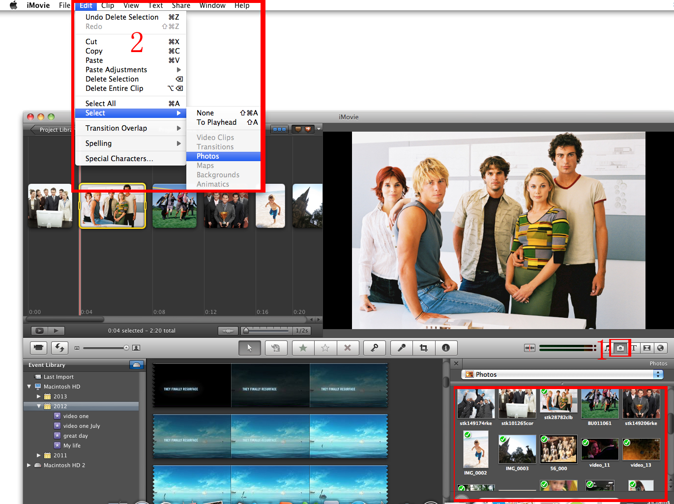 slideshow imovie mac photo in Stop to iMovie How Stop Videos Motion iMovie Motion: Make