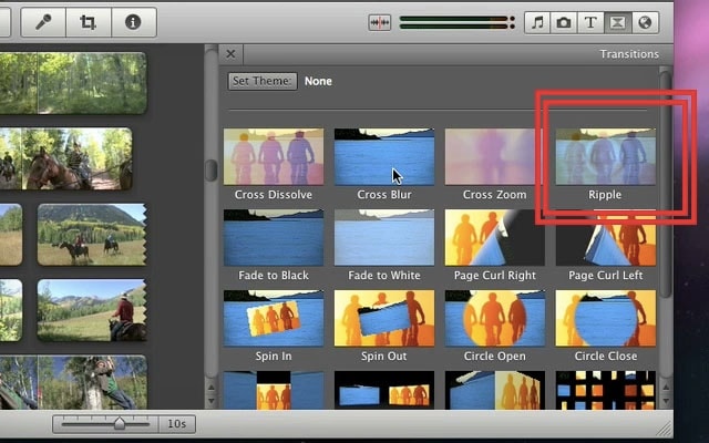 configurações de exportação do imovie