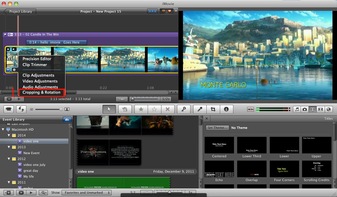 imovie drehen Videos