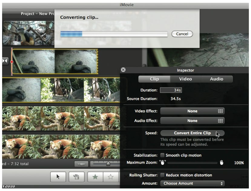 arreglar problemas de imovie