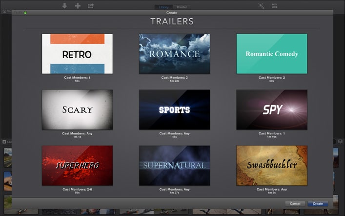 Trailers y temas