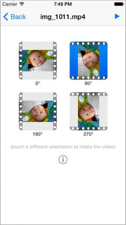 rotate video app