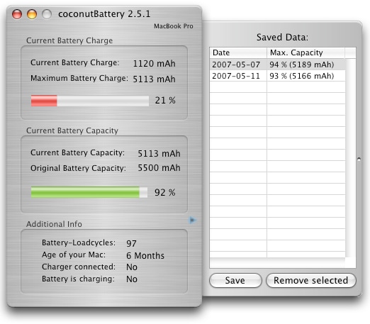 must-have software for mac os x 10.11 coconutbattery