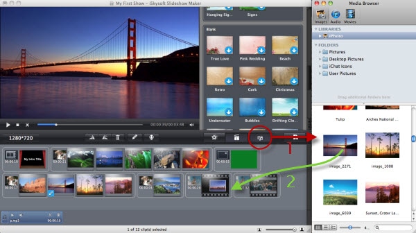 best slideshow program for large libraries mac os x