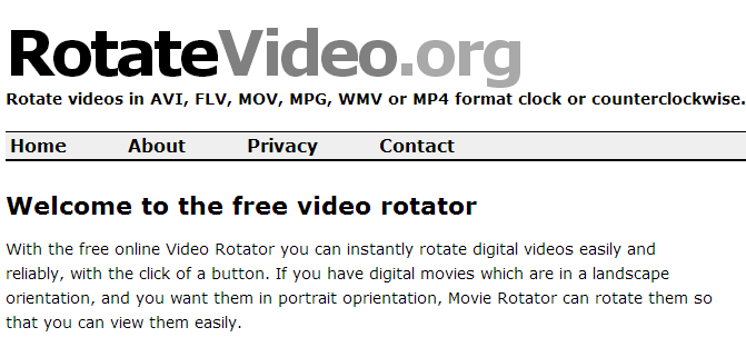 How to rotate video online