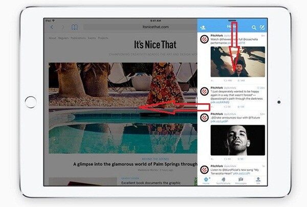 Ios 9 ipad slide over