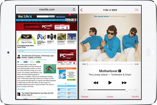 Ios 9 ipad split view