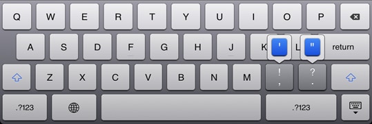 iPad Keyboard Shortcuts