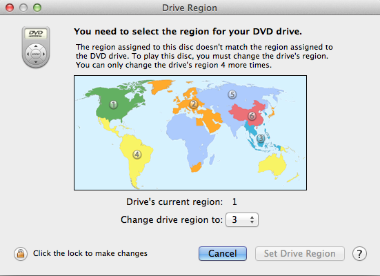 multi region dvd player mac os x