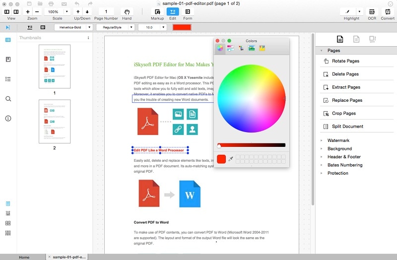 How To Change Pdf Text Color For Printing Mac