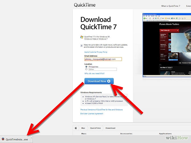 newest quicktime update for mac