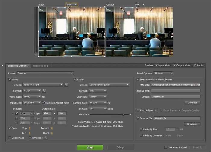 adobe flash media live encoder for mac