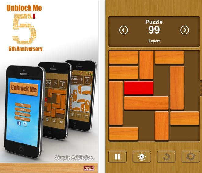 Unblock Me FREE  #1 Online Block Puzzle Game for Kids and Adults