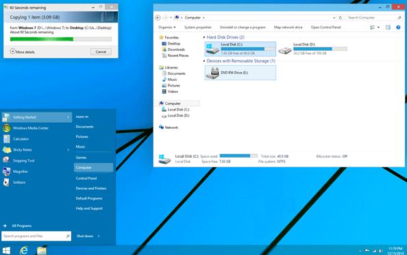 Get Windows 7 theme for Windows 10