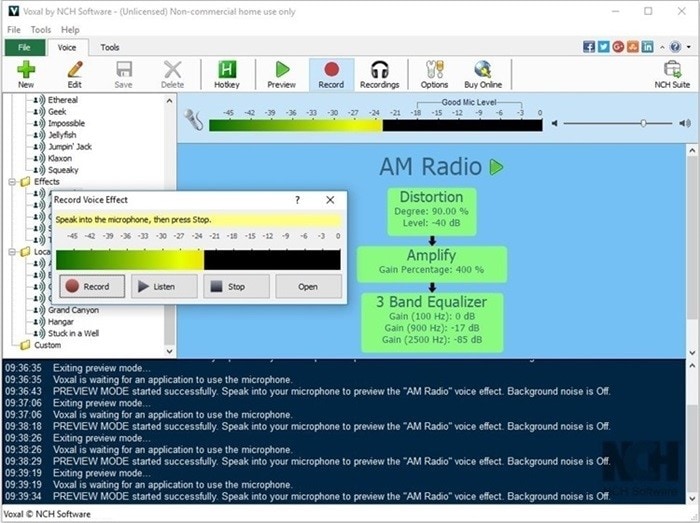 software de modificación de voz de YouTube