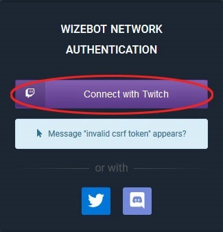 se connecter avec twitch